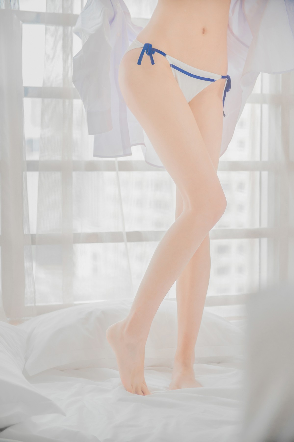 图片[8]-[桜桃喵]桜桃未熟-白衬衫双马尾 – COSPLAY-小乔阁