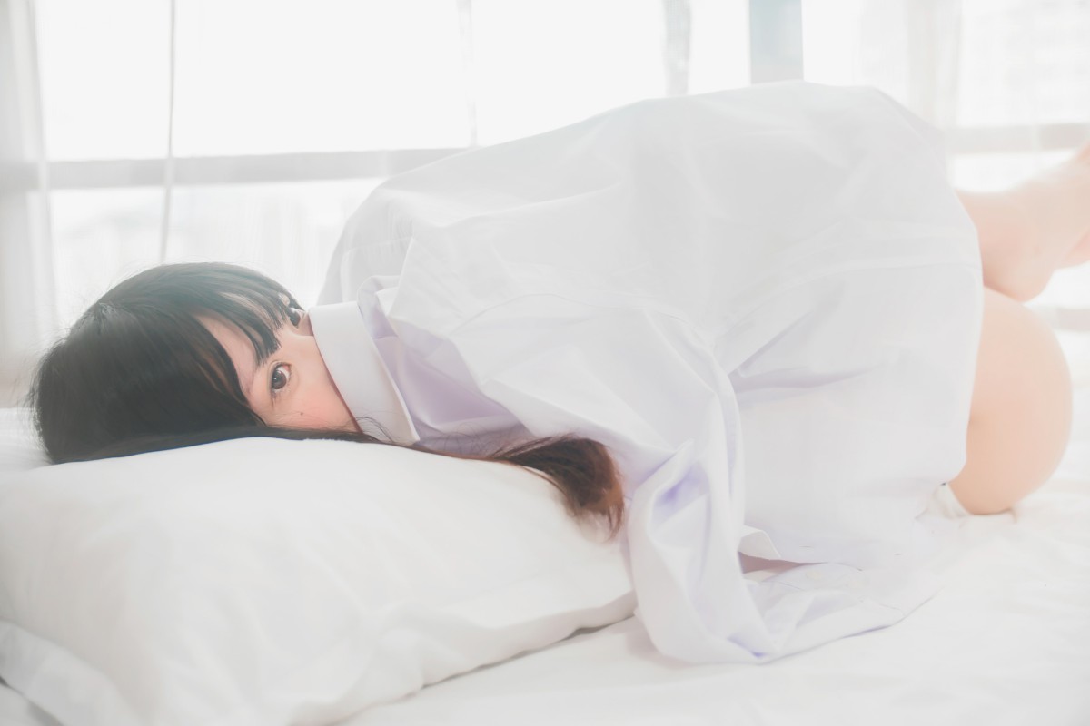图片[33]-[桜桃喵]桜桃未熟-白衬衫双马尾 – COSPLAY-小乔阁
