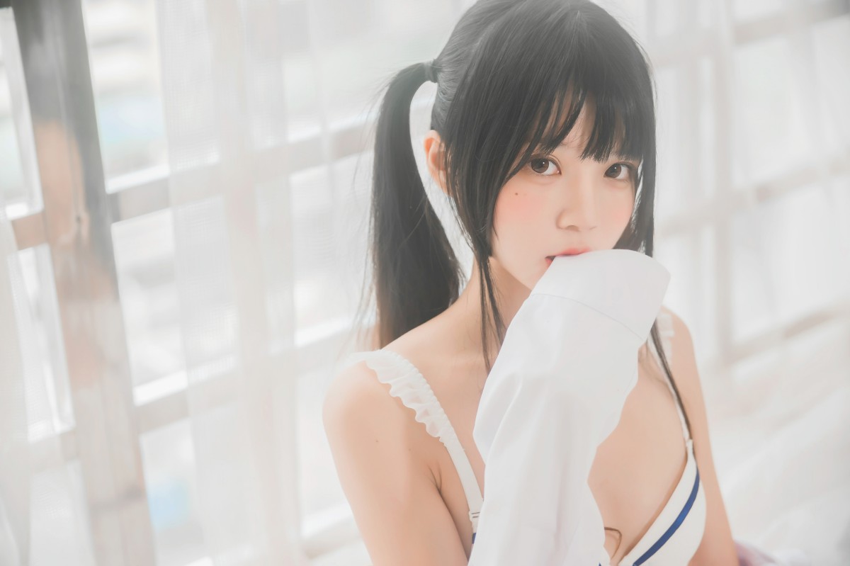 图片[35]-[桜桃喵]桜桃未熟-白衬衫双马尾 – COSPLAY-小乔阁