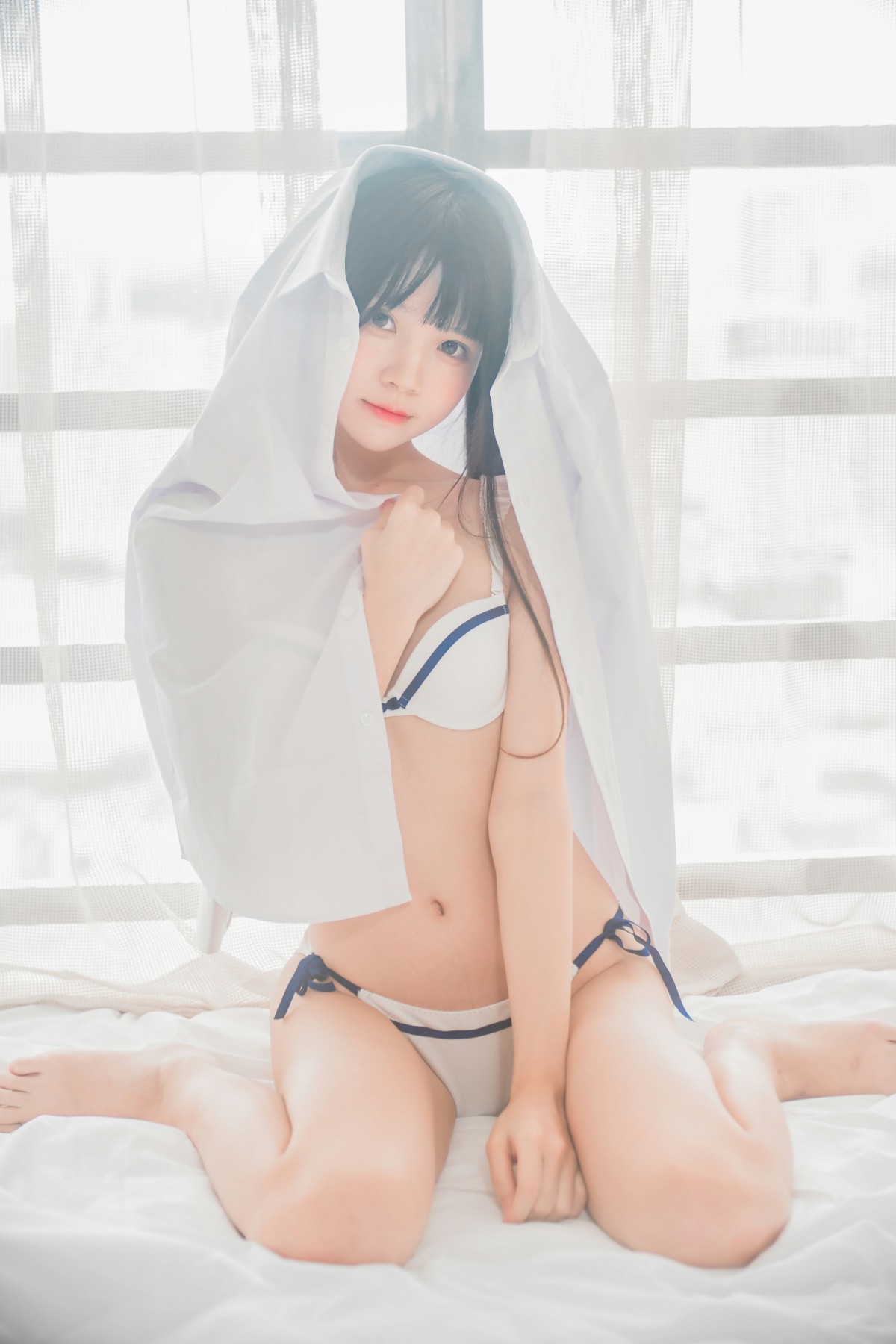 图片[43]-[桜桃喵]桜桃未熟-白衬衫双马尾 – COSPLAY-小乔阁