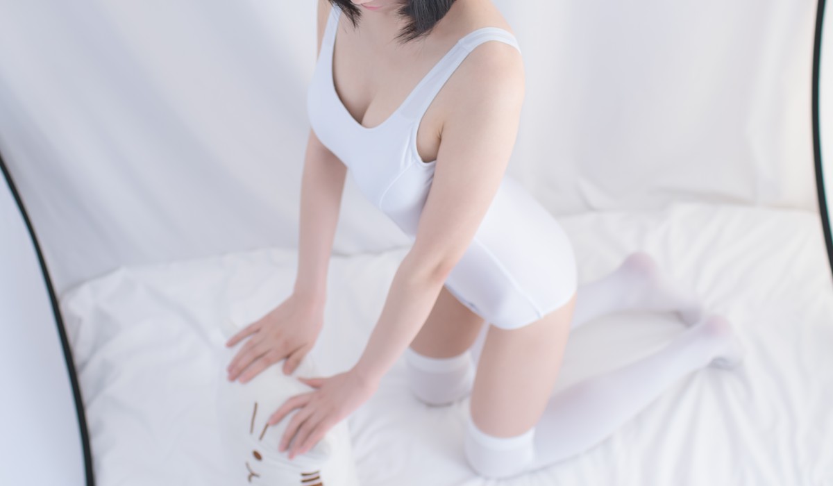 图片[8]-[轻兰映画写真]SPL.001 白色纯情丝袜秀 – COSPLAY-小乔阁