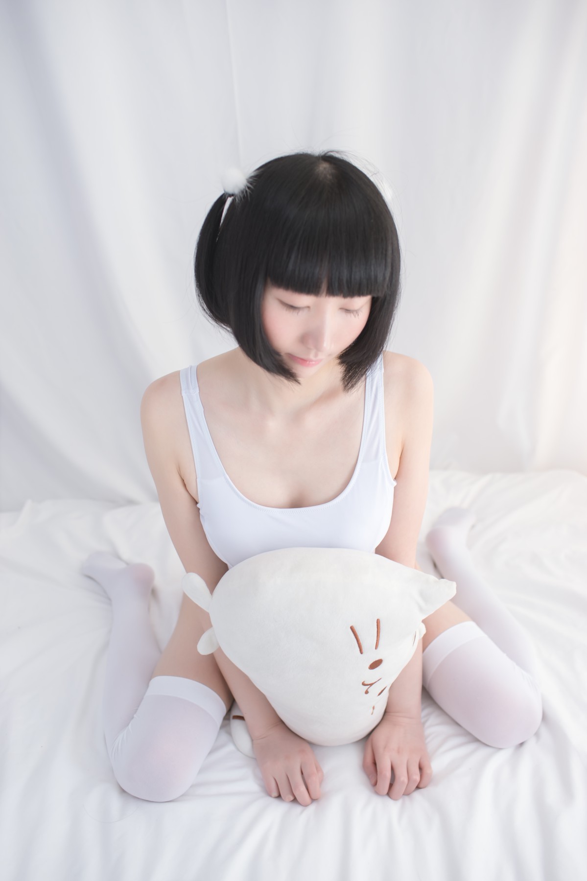 图片[12]-[轻兰映画写真]SPL.001 白色纯情丝袜秀 – COSPLAY-小乔阁