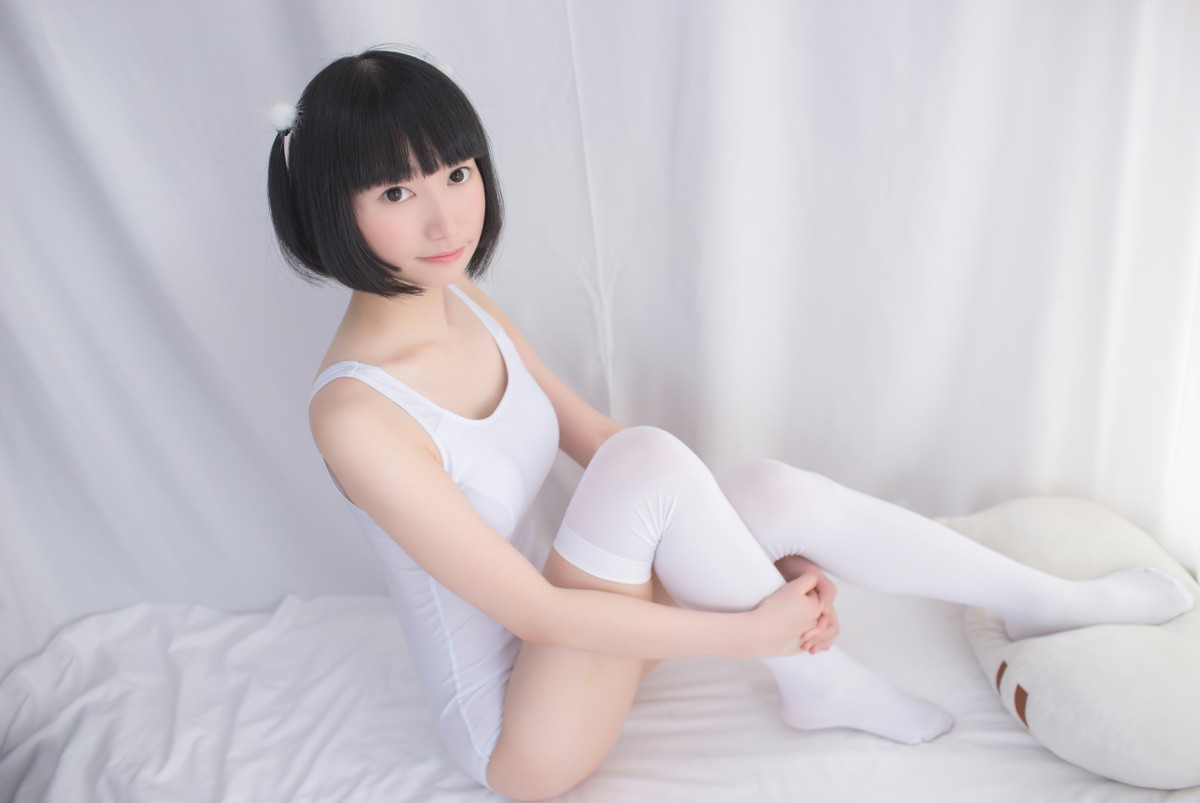 图片[14]-[轻兰映画写真]SPL.001 白色纯情丝袜秀 – COSPLAY-小乔阁