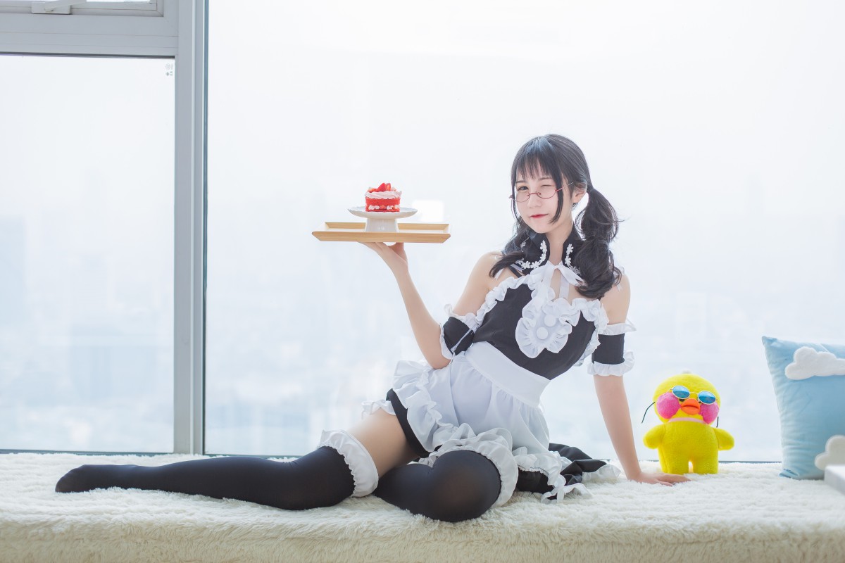 COS美女 逐月SU写真 – 女仆 – COSPLAY-小乔阁