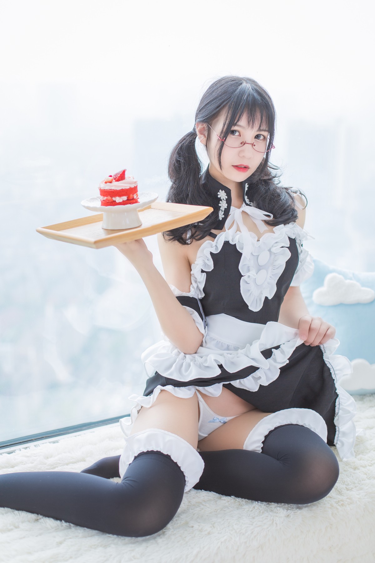 图片[3]-COS美女 逐月SU写真 – 女仆 – COSPLAY-小乔阁