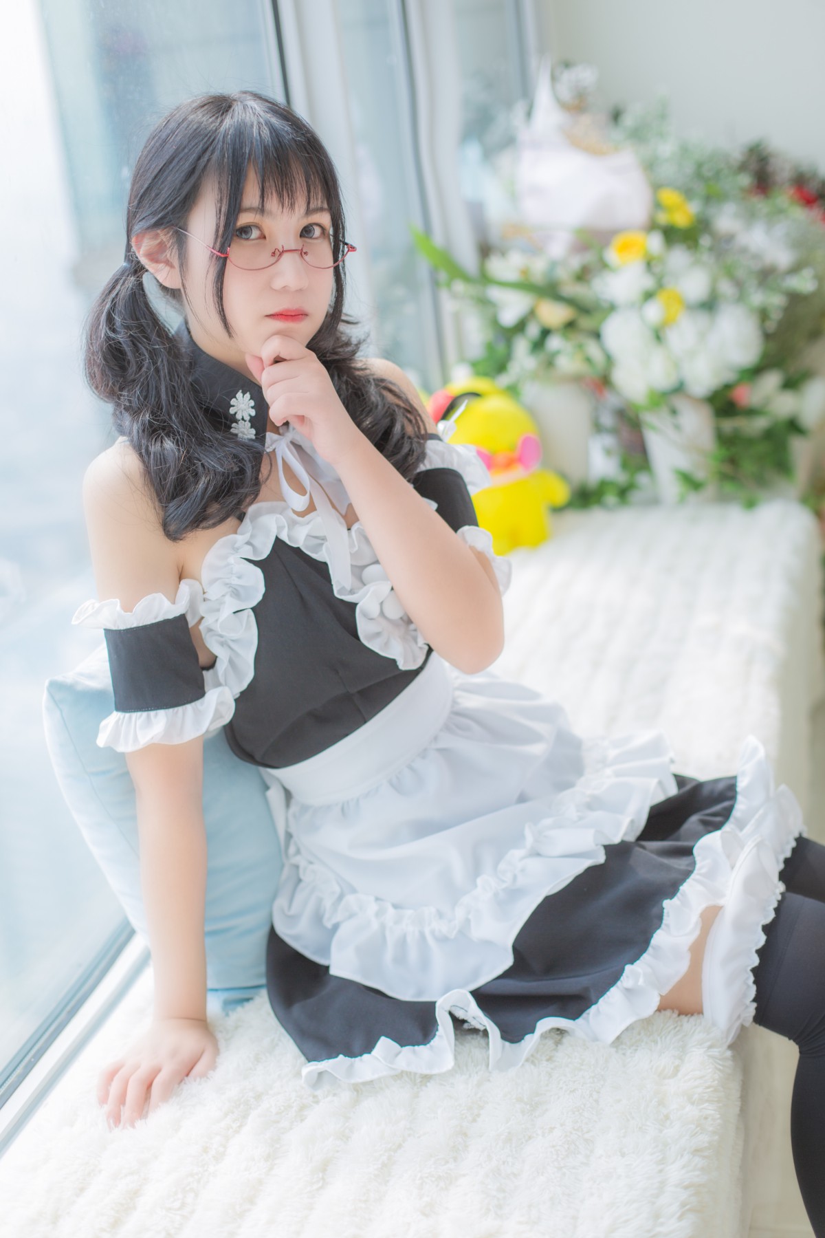 图片[17]-COS美女 逐月SU写真 – 女仆 – COSPLAY-小乔阁