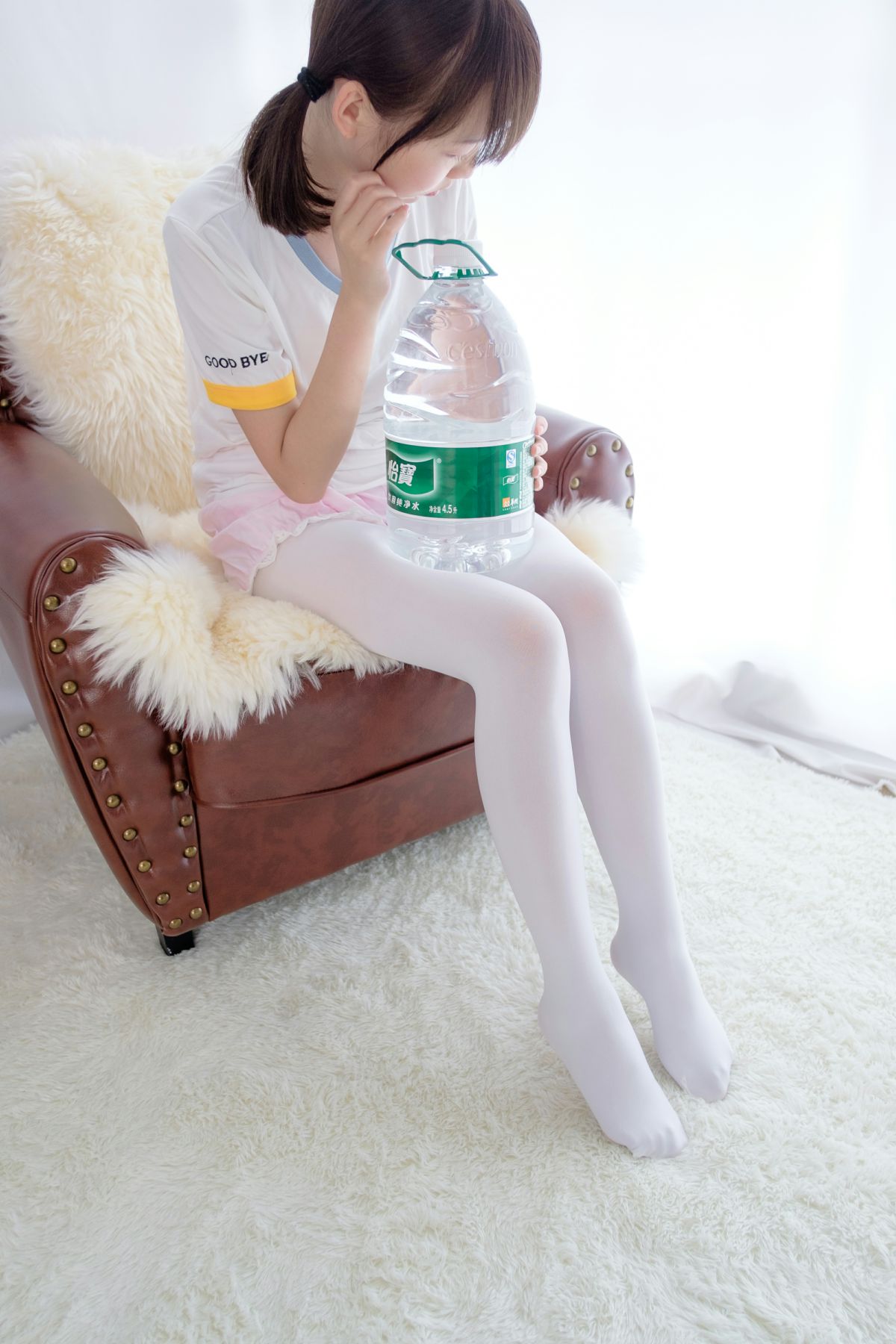 图片[5]-[森萝财团]R15-015白丝萝莉玩桶装水 – COSPLAY-小乔阁