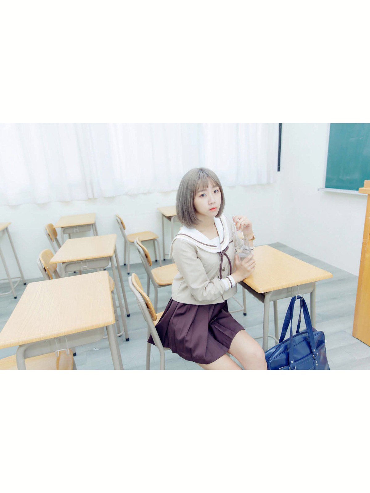 图片[2]-[JUICY]多汁女孩阮靖貽 水手服挑逗可爱单纯学生 – COSPLAY-小乔阁