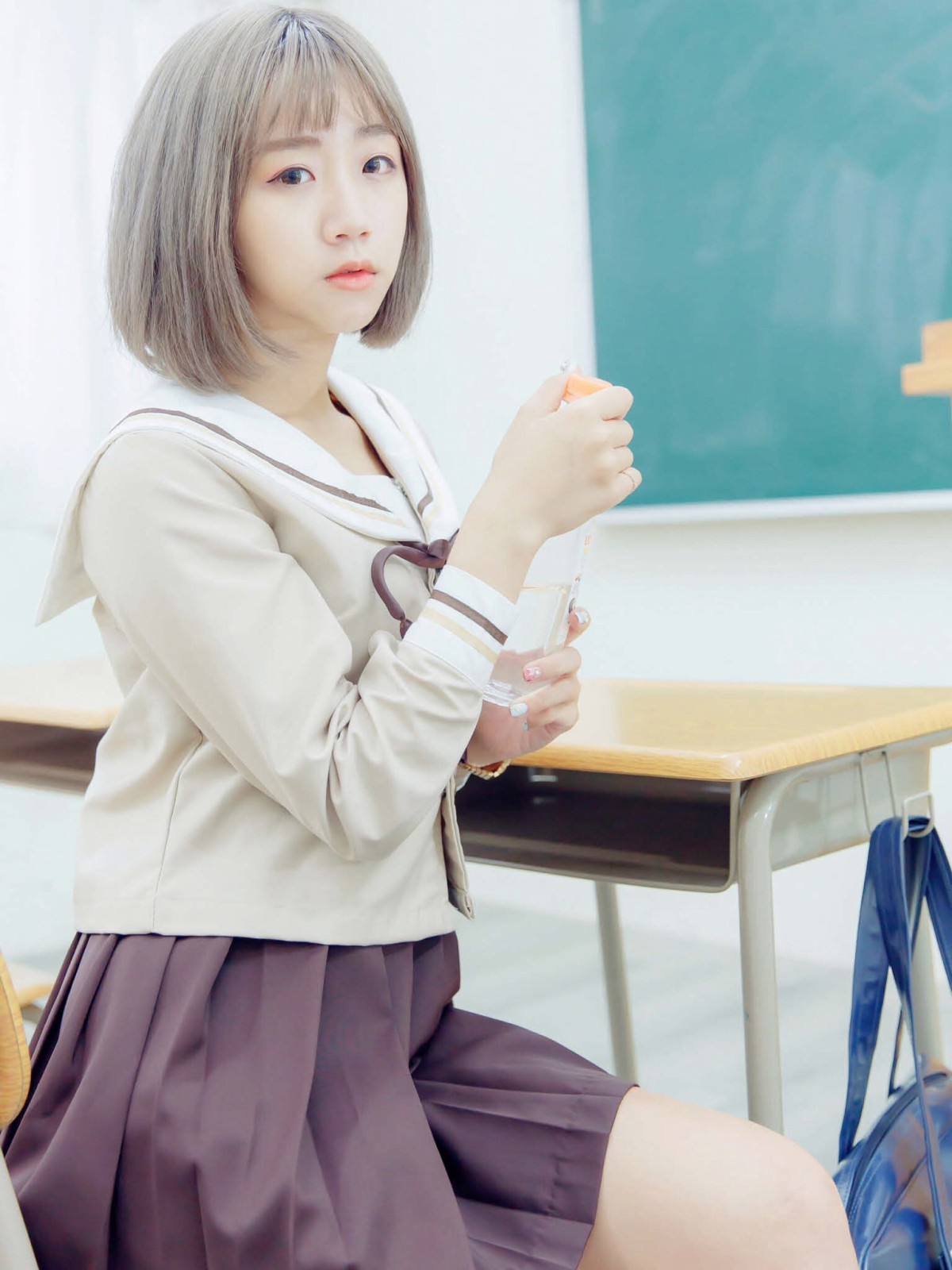 图片[3]-[JUICY]多汁女孩阮靖貽 水手服挑逗可爱单纯学生 – COSPLAY-小乔阁