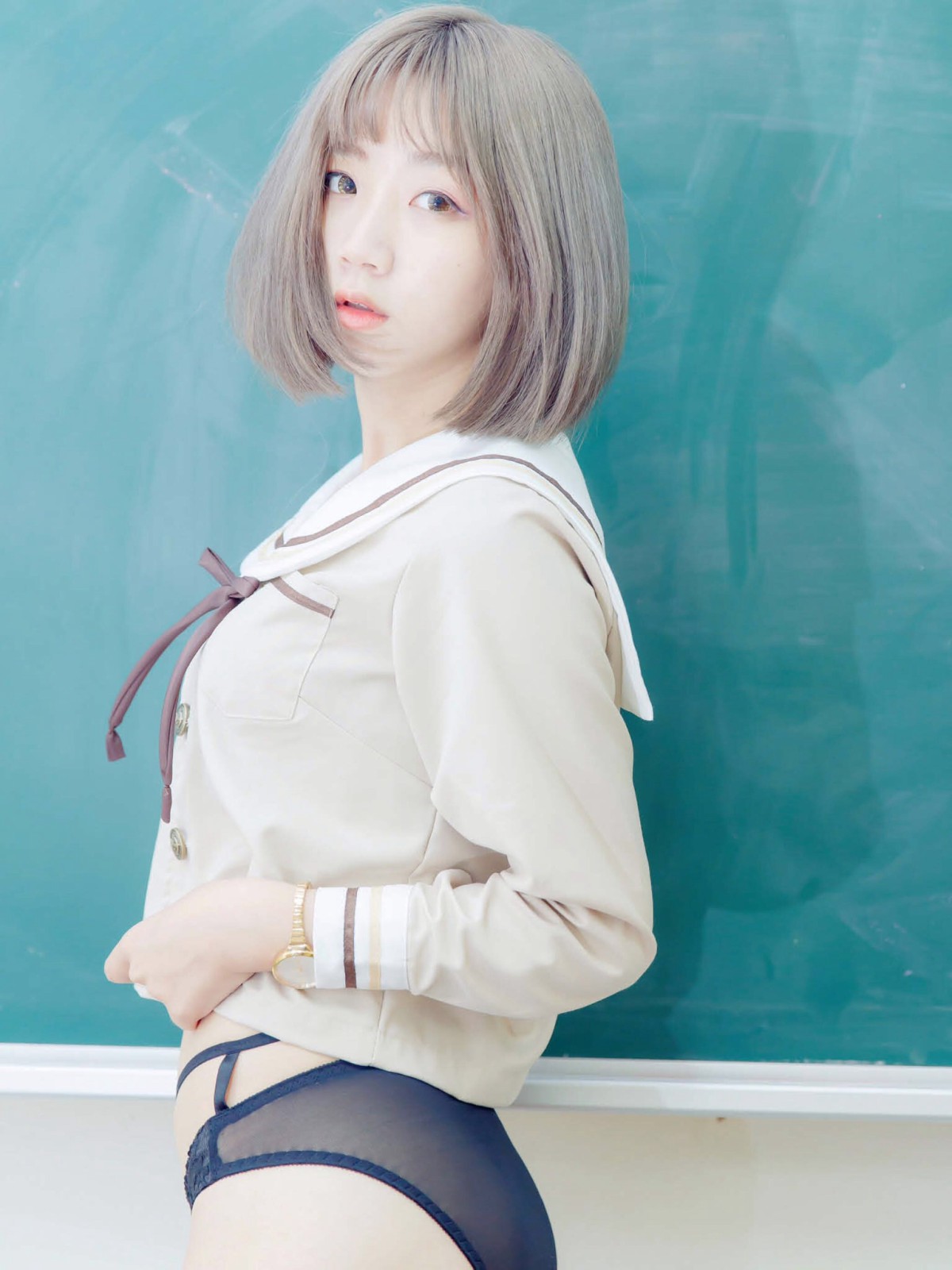 图片[44]-[JUICY]多汁女孩阮靖貽 水手服挑逗可爱单纯学生 – COSPLAY-小乔阁